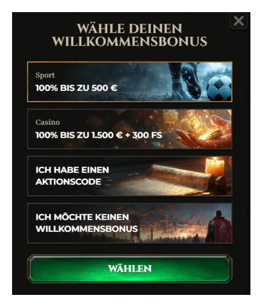 Kyngs Registrierung